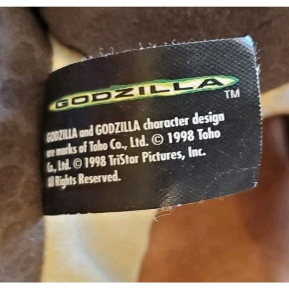 Vtg 1998 Tristar Pictures Rubber Head Godzilla Toho Co Equity Toys Roars Works - Picture 7 of 14